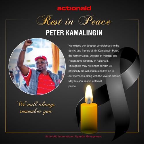 Rest in peace Peter Kamalingin