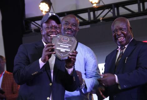 Prof. Balunywa, the overall winner of the National Citizens Integrity Awards