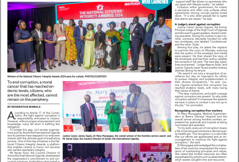 Anti-Corruption Awards Empower Citizens to Fight Corruption
