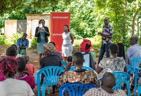 AAIU staff carry out GBV sensitization in Amuru