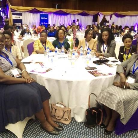 Women leaders at a recent conference on GBV