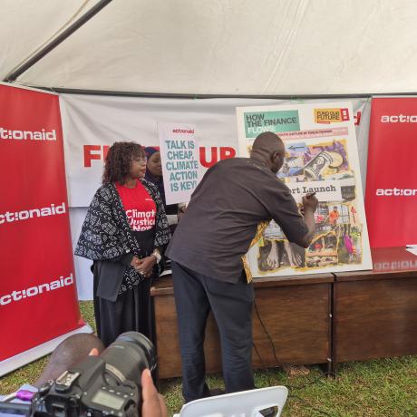 Launch of the ActionAid's new report on climate change