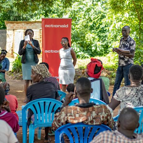 AAIU staff carry out GBV sensitization in Amuru