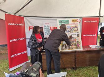 Launch of the ActionAid's new report on climate change